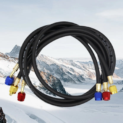 1.8/1m A/C Charging Hose Set for HVAC Air Condition Refrigerant R12 R22 R502 R134A R410 R404 R410a HVAC Charging Hose