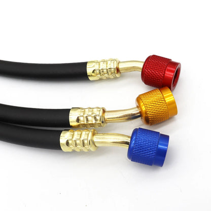 1.8/1m A/C Charging Hose Set for HVAC Air Condition Refrigerant R12 R22 R502 R134A R410 R404 R410a HVAC Charging Hose
